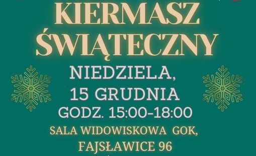 2024 12 15 Jarmark Swiateczny Fajslawice