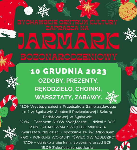 2023 12 10 Jarmark Bozonarodzeniowy Bychawa