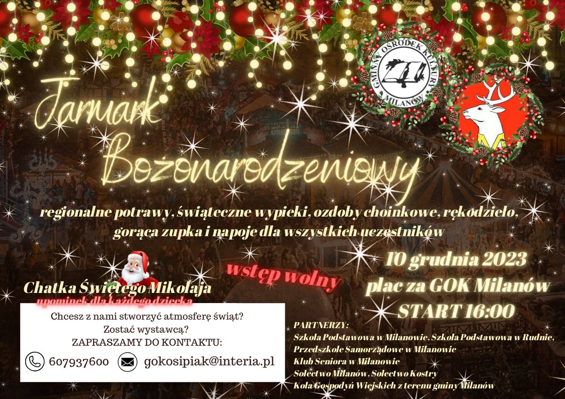 2023 12 10 Jarmark Bozonarodzeniowy Milanow